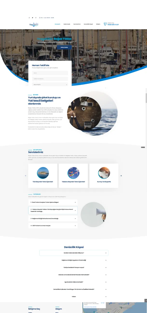 Boğaz Yıldızı — Web Sitesi