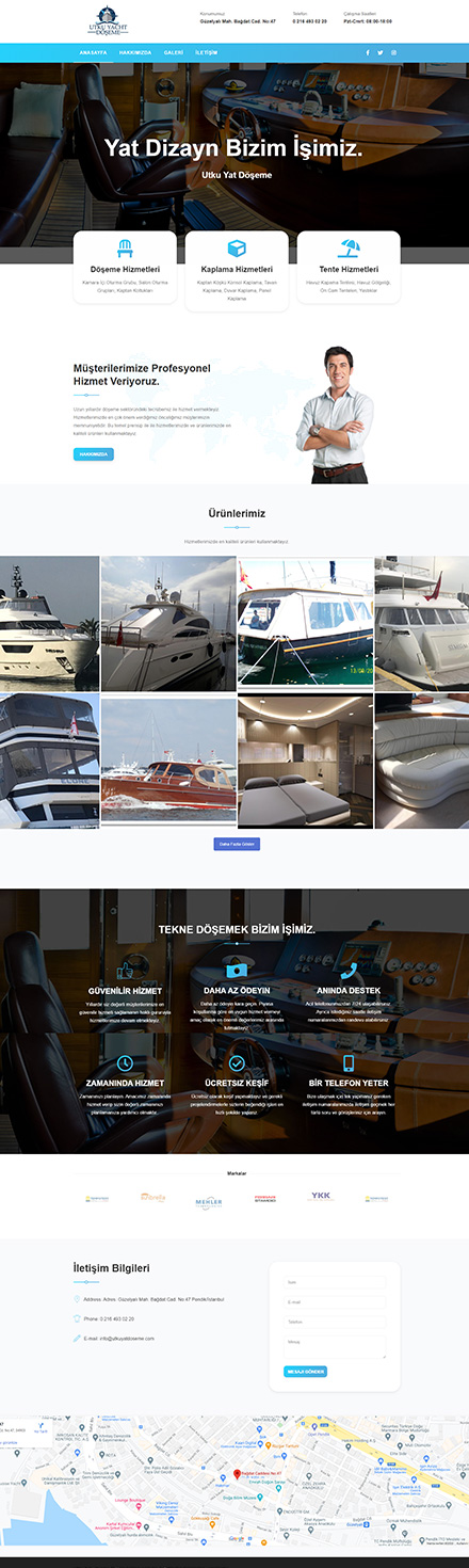 Utku Yat Döşeme — Web Sitesi